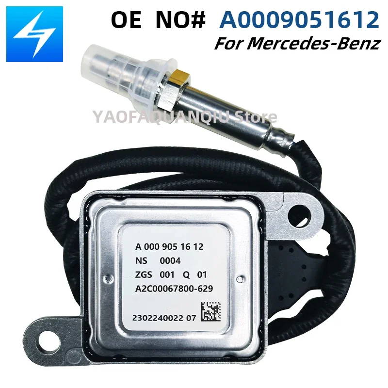 

A0009051612 0009051612 A2C00067800-629 Nitrogen Oxygen Sensor NOX Sensor For Mercedes-Benz W164 W166 W205 W212 W221 W222