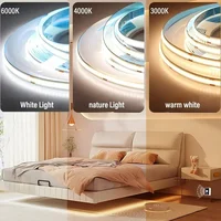 COB Led Strip Light EU Wireless Motion Sensor DIY Kitchen Shelf Pantry Showcase Closet Under Cabinet Dimmer backlight lamp 4