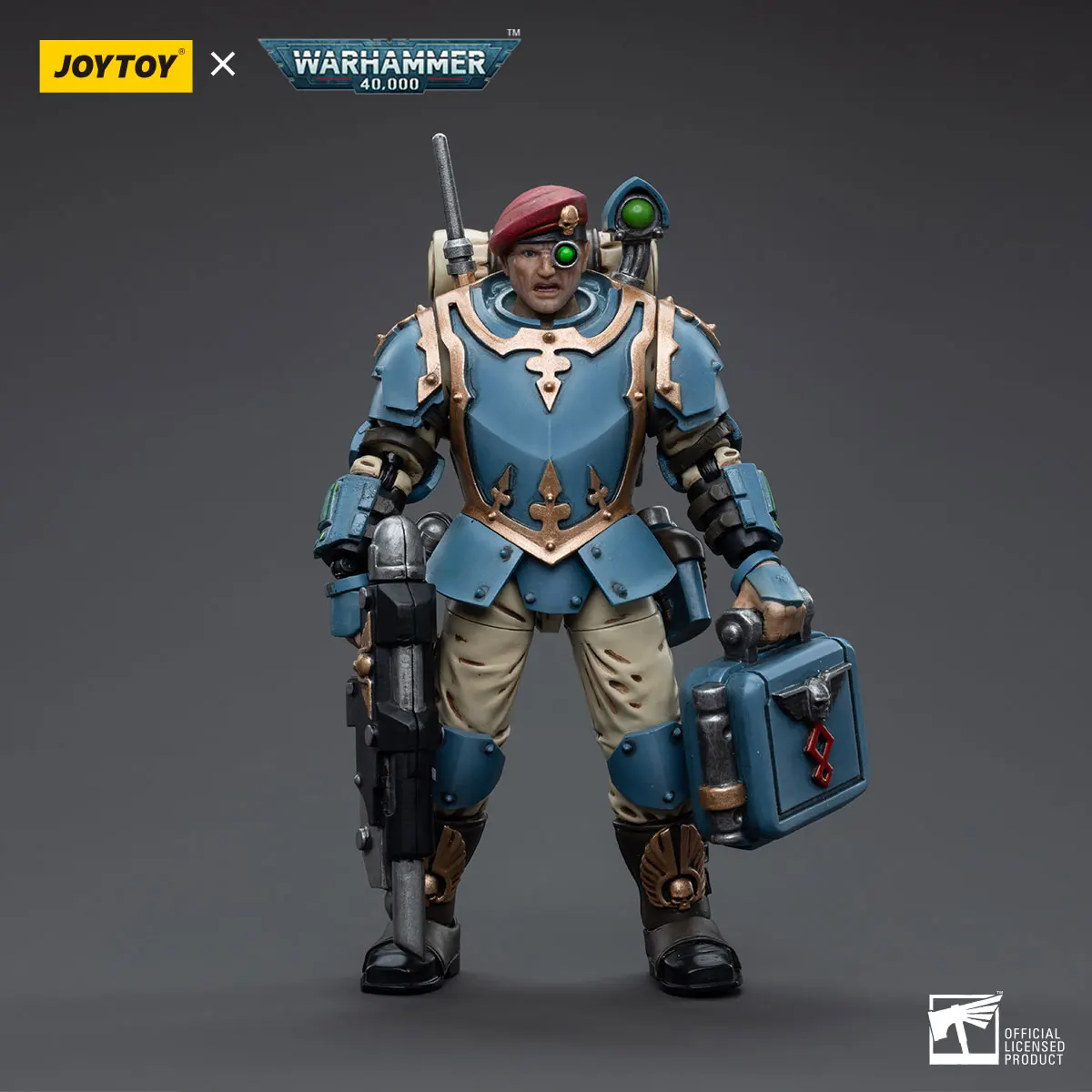 JOYTOY 워해머 40k 1:18 아스트라 밀리타룸 템페스투스 시온스 커맨드 분대 55 번째 캡픽 이글스