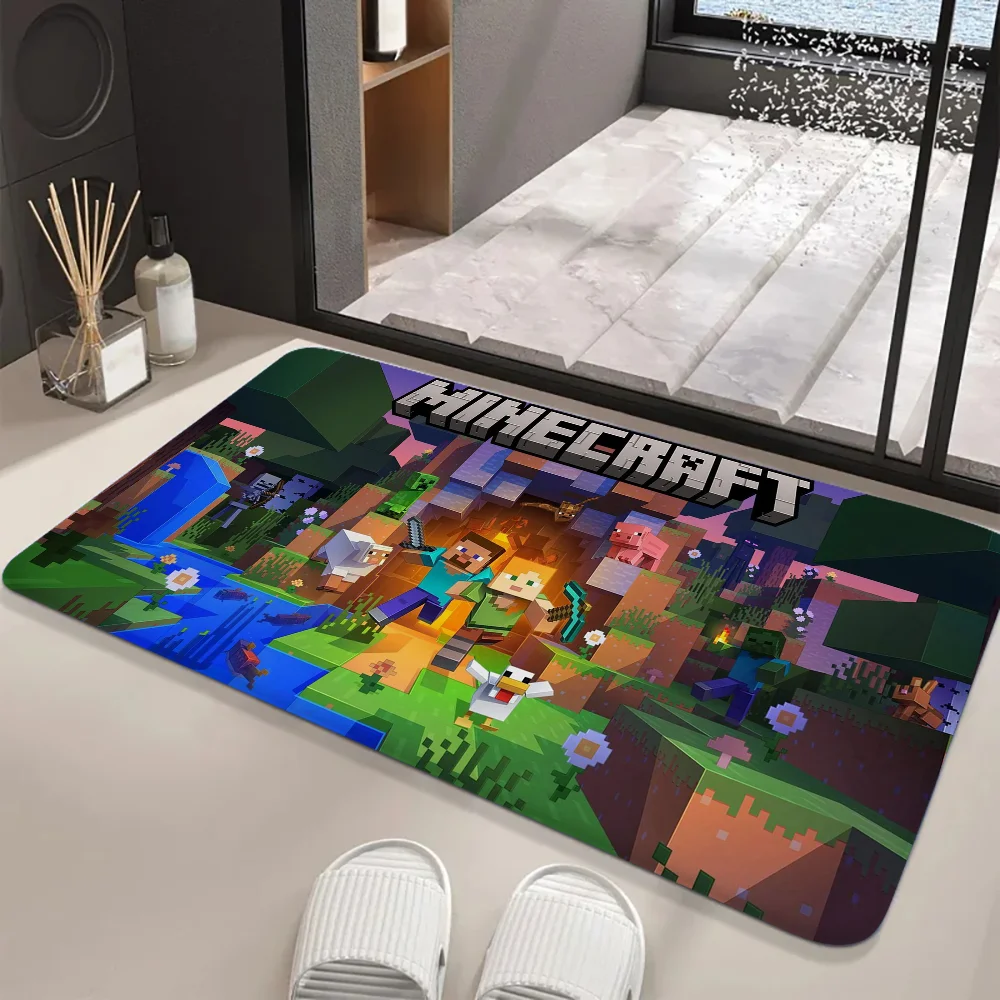 Game M-Minecraft s Room Mats Cheaper Anti-slip Modern Living Room Balcony Printed Welcome Rug 2