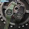 SYNOKE New Men Mountaineering Digital Watch Waterproof Shock Resist Large Screen Outdoor Running Student Fashion Watch Handsome 5