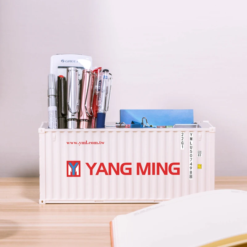 car toys Mini Shipping Simulation Container Model Toys Multi Function Pen Holder Business Card Holder Storage Box Office Gift Custom LOGO remote control helicopters Diecasts & Toy Vehicles