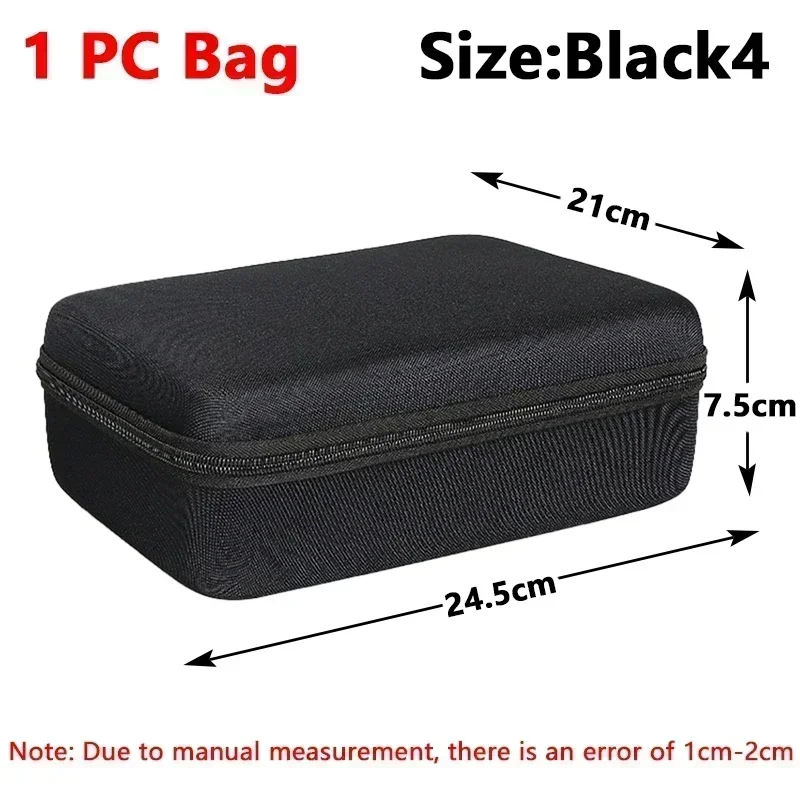 Versatile EVA Hard Storage Case - Shockproof Travel Organizer for Accessories and Makeup