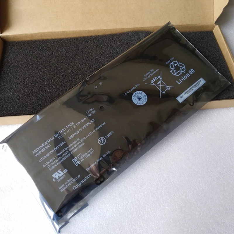 

New VGP-BPS40 Battery For Sony Vaio Flip SVF15N17CXB SVF15N18PXB SVF15NB1GL SVF14NA1UL SVF14N11CXB SVF14N13CLB SVF15N26CXB