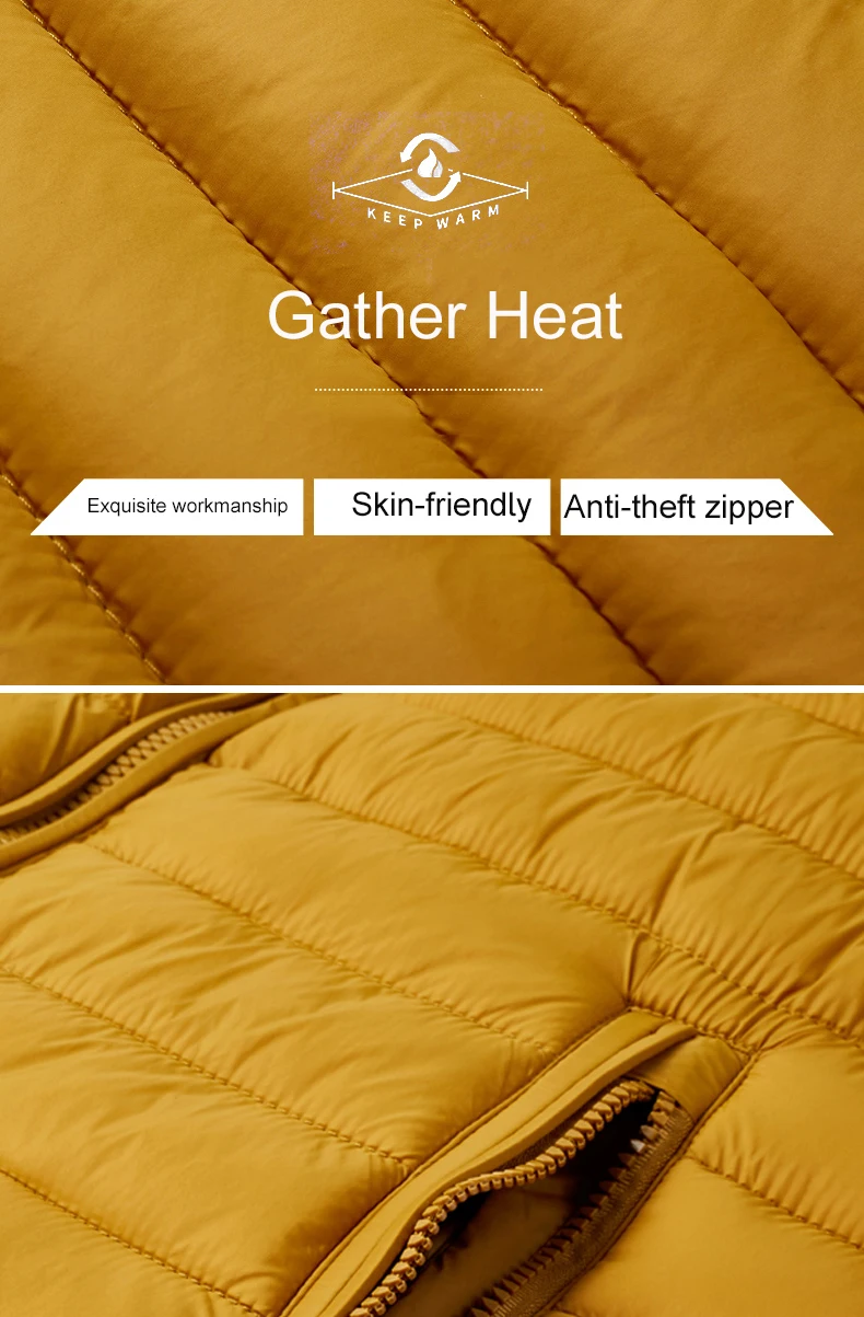 Description Picture 5 of itemCHRLCK Men's Waterproof Hiking Warm Vests Camping Huntting Skiing Fishing Thermal Vest Jackets Male Winter Large Size Coats