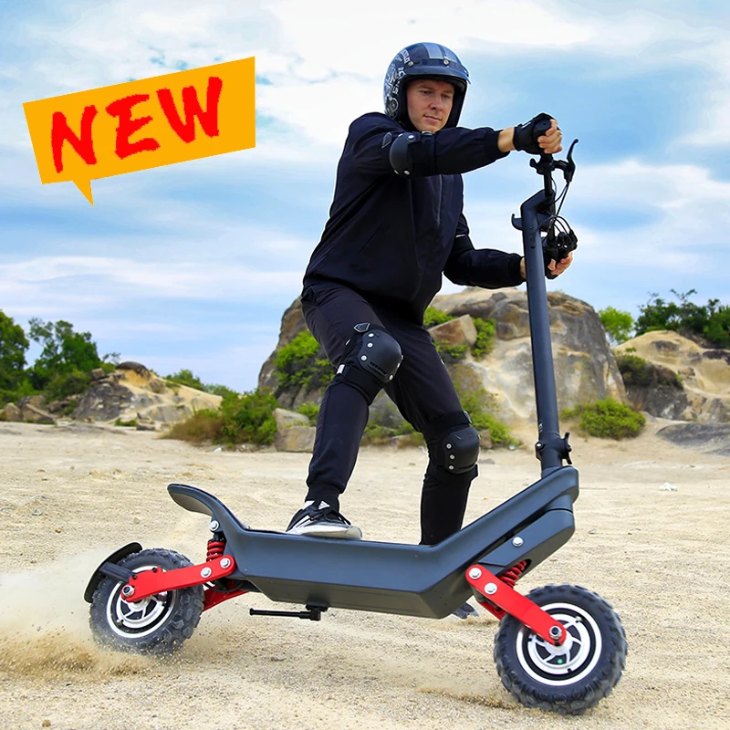 

NEW 48V 1000W dual motor Off road All Terrain Electric Scooter 11 inch fat tire 100KM longer rang mobility e scooters for adult