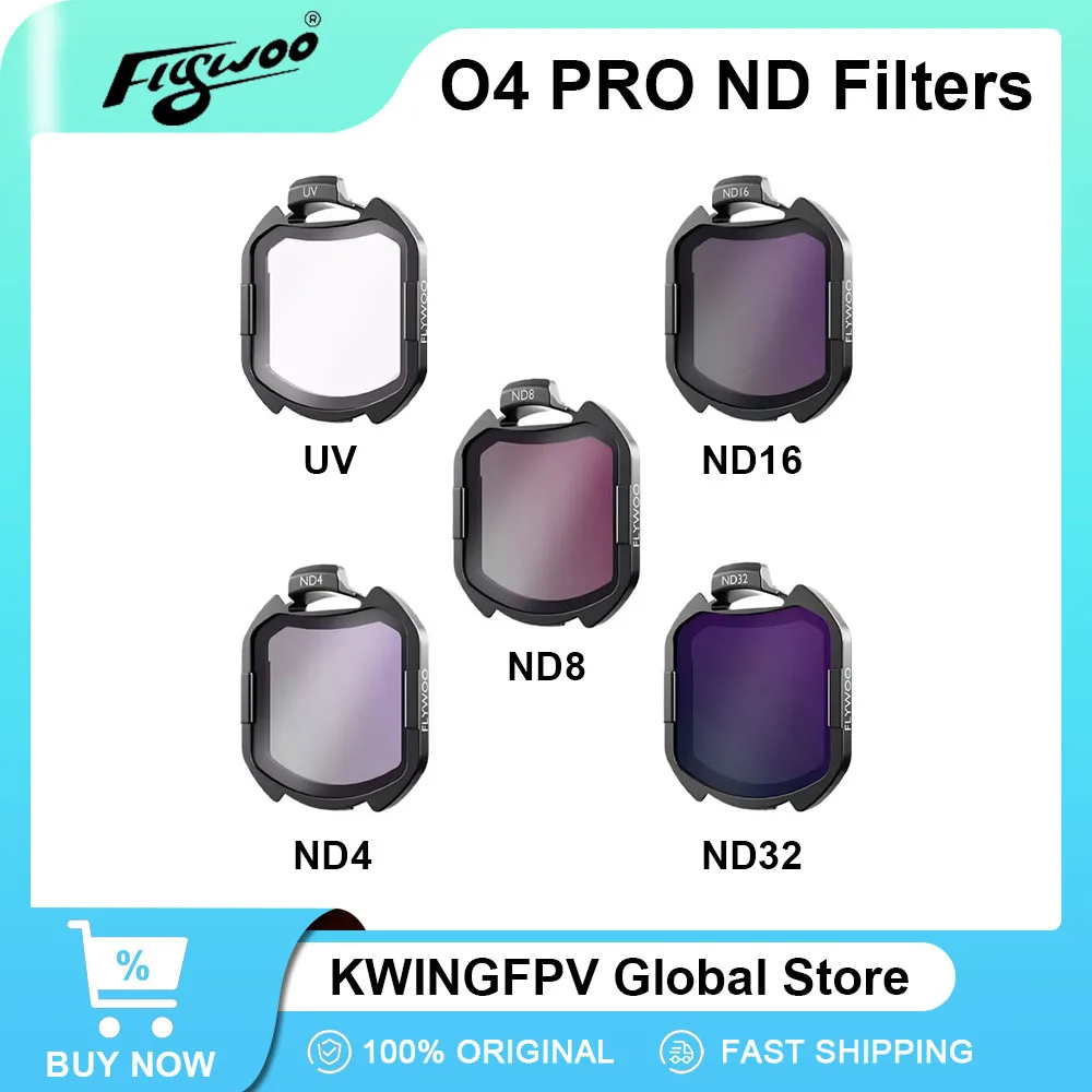 Flywoo O4 Pro 액세서리 광각 렌즈 155 ° ? ?   드론 카메라용 O4 Pro UV ND 필터 V2용 O4 pro 카메라 TPU 보호