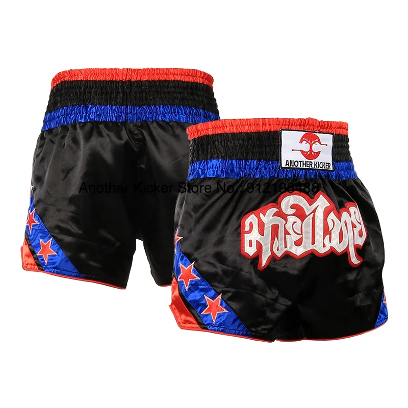 Classic Boxing Shorts for Men Women Children Fighting Training Muay Thai Shorts Kick Boxing MMA BJJ Short Gym Kickboxing Trunks