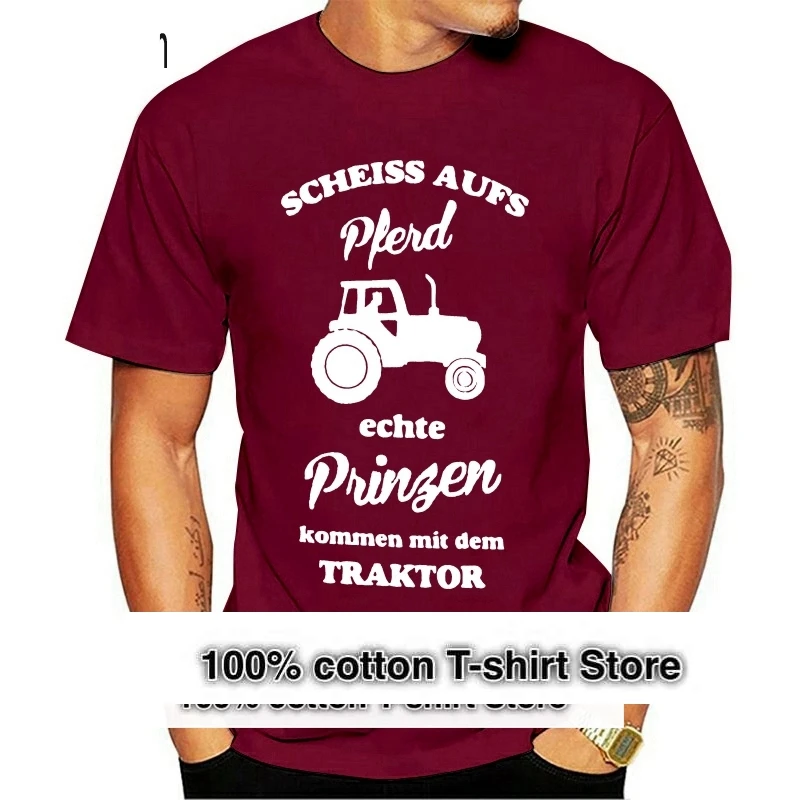 Echte Prinzen Kommen Mit Dem Traktor - Herren T-Shirt-Army-Fun