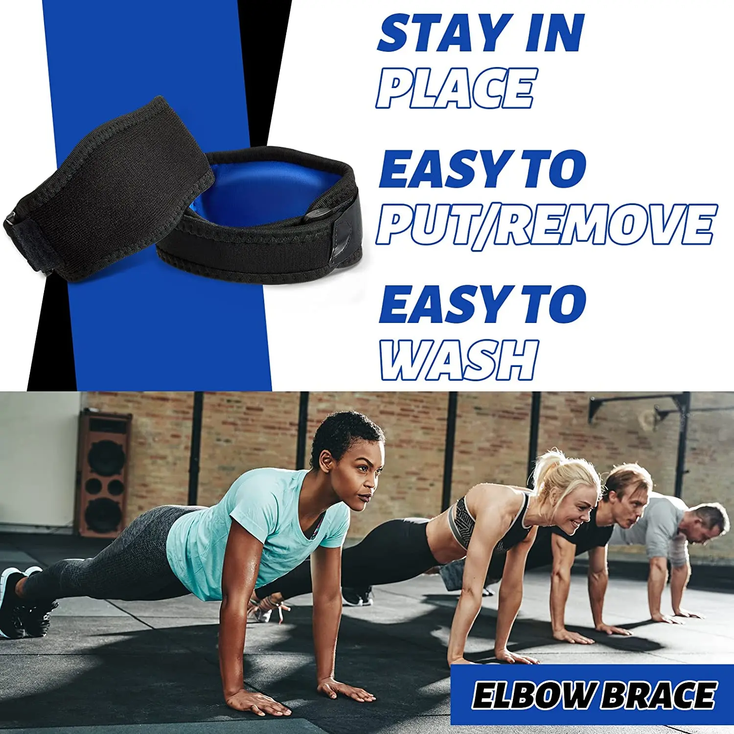 2 pezzi Supporto Tutore Gomito Tennista Fascia Gomito Epicondilite Compressione Epicondilite Elbow Brace Gomitiere Palestra Bodybuilding per Protezione Braccio, Palestra, Tendinite,Artrite,Golf-S