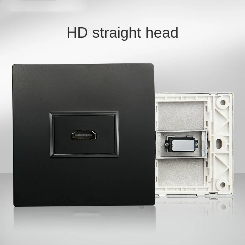 Multi Port HDMI Compatible Socket Panel 2.0 High-Definition Wall Plug  Direct Plug Welding Free Suitable For Engineering Wiring - AliExpress