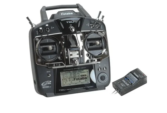 Original NEW in box Futaba T10J 10J 10-Channel 2.4GHz 2.4G Air T-FHSS S-FHSS Radio Transmitter R3008SB receiver TX RX for RC thumbnail 3