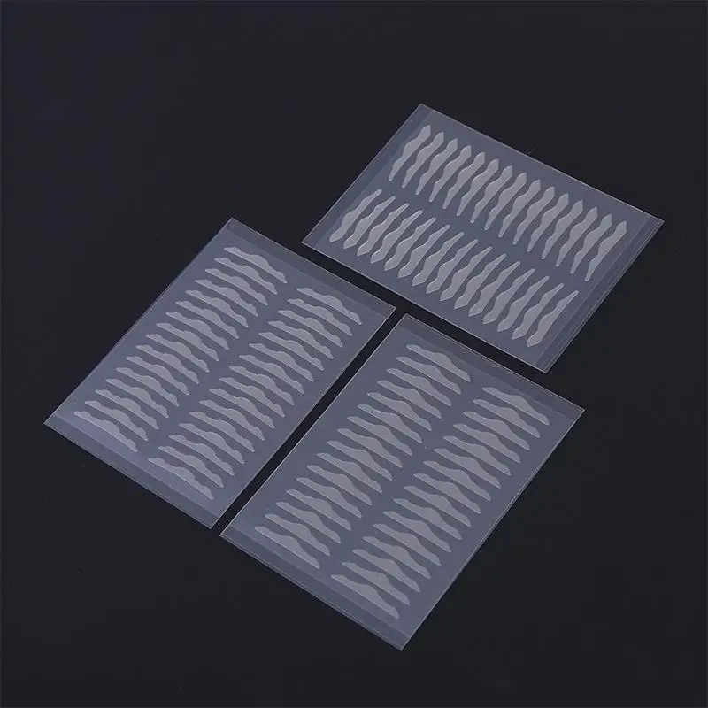 3D 지원 보이지 않는 이중 눈꺼풀 테이프 자체 접착식 투명 큰 눈꺼풀 스티커 방수 섬유 스티커 아이 도구