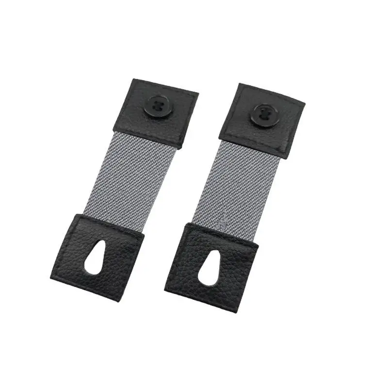 2er-Set Manschettenhalter für Damen und Herren – Elastische Armbänder für Hemden, verstellbare Manschettenbänder, Manschettenknöpfe – Detail 11