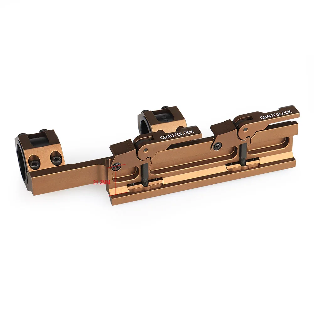 PPT tactical airsoft accessories 25.4mm 30mm QD riflescope mounts double ring scope mount GZ24-0133