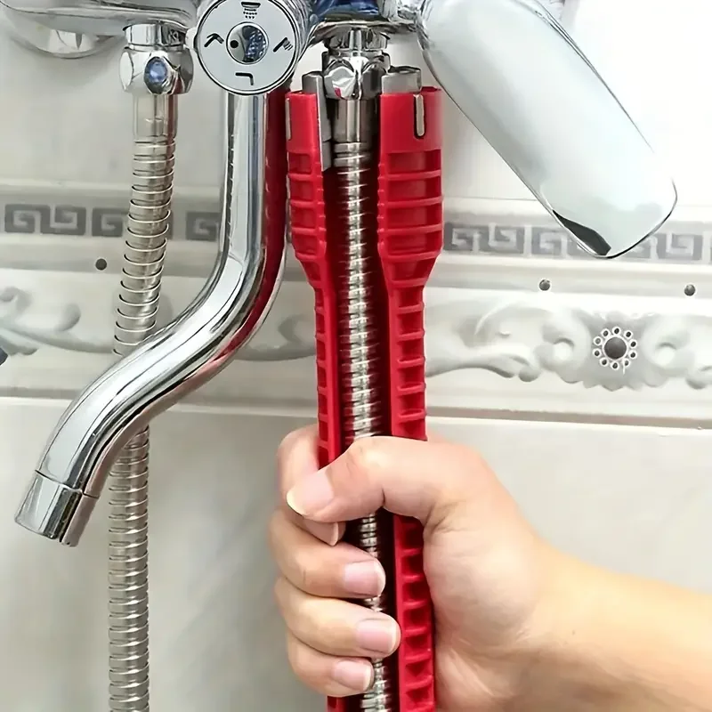 Sink wrench, multi-functional bathroom wrench socket, water pipe wrench, vegetable basin angle valve wrench