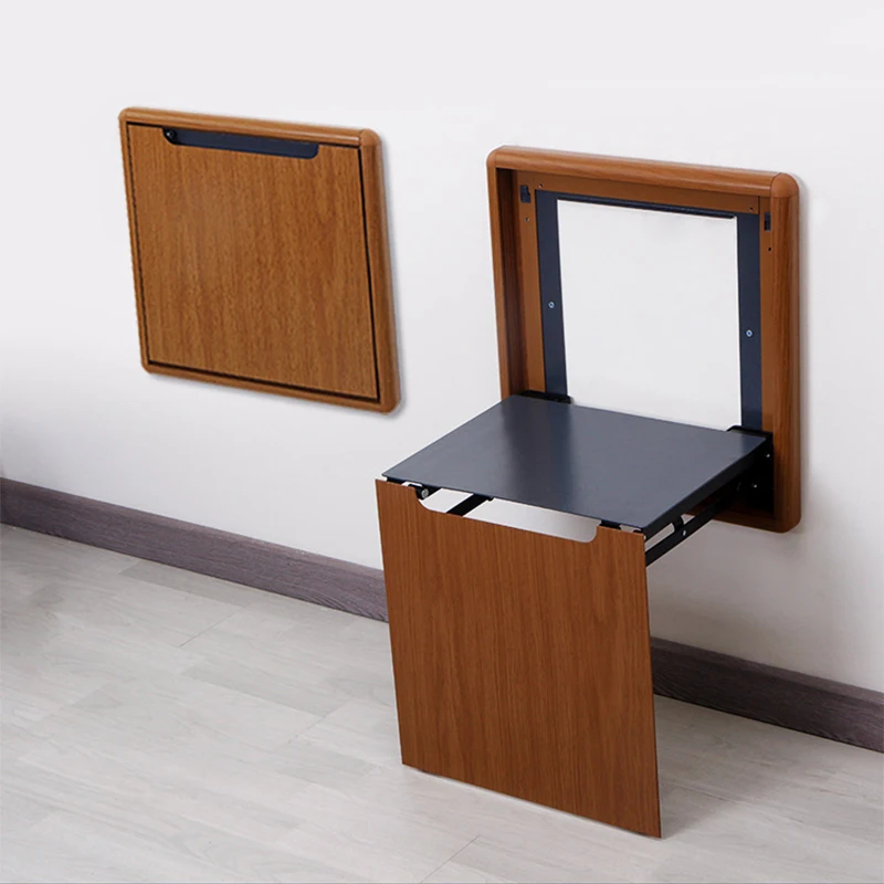 Hidden Wall Hanging Folding Stool Household Shoe Cabinet Folding Chair Entrance Bathroom Shoe Stool Bathroom Stools