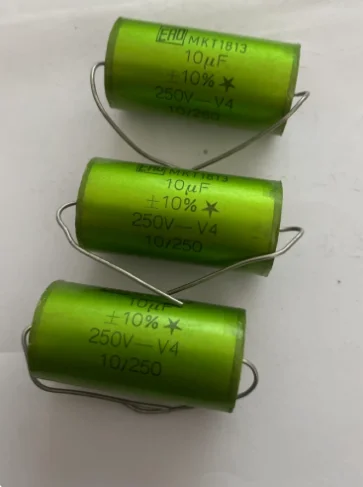 4pcs/lot Original German ERO MKT1813 series 106/250V 250V 10UF 18X38mm axial split frequency thin film capacitor free shipping 1pc audiophiler axial mkp capacitor audio 250v 400v 630v 4 7uf 400v 10uf 1 0uf 1 5uf 6 8uf 8 2uf frequency dividing capacitance