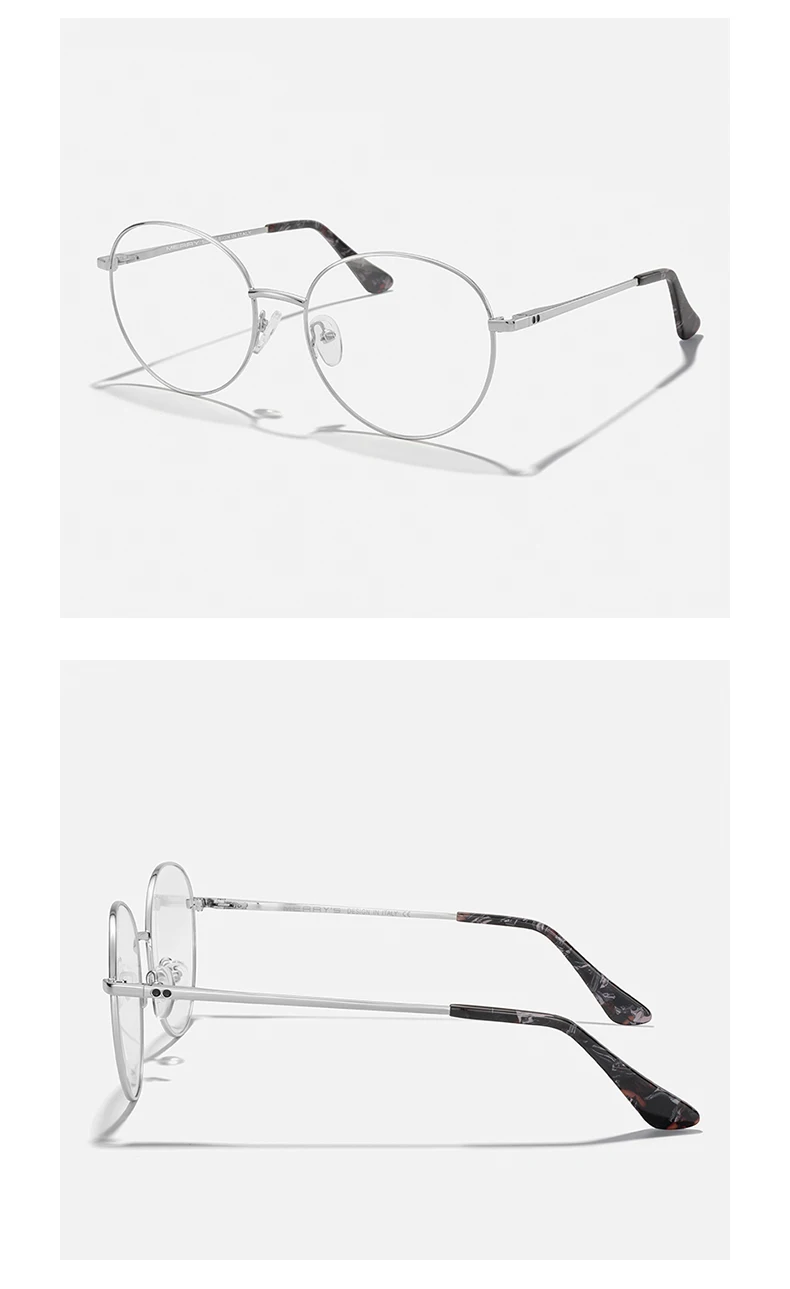 MERRYS DESIGN Retro Frauen Runde Brille Rahmen Männer Ultraleicht Brillen Vintage Brillen Optische Rahmen S2465 – Detail 14
