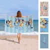 Cartoon B-Blueys Beach Towels Shower Towel Sauna Travel Spa Microfiber Quick Dry Gym Accessories Cute Room Decor 1