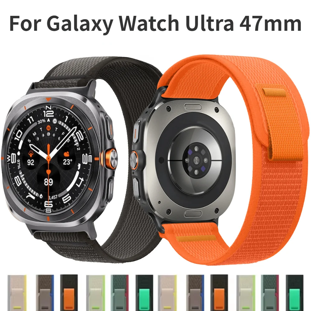 Nylon Loop Sport Strap - Breathable Replacement Wristband for Smartwatch Accessories