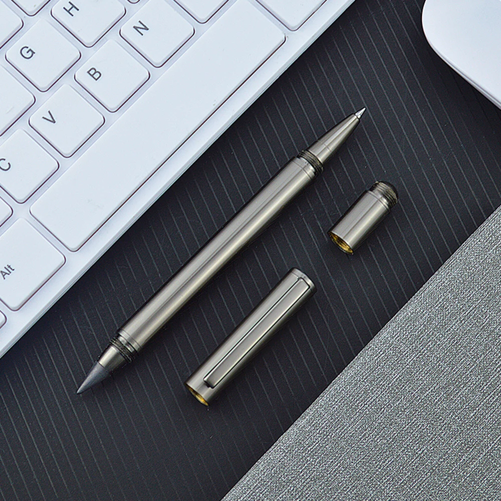 Portable Dual-Function Pen Ballpoint Pen&Pencil Smooth Writing Easy to Carry Black Ink Perfect Gift