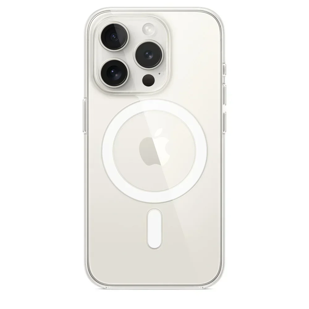 thumbnail image 1 of Funda transparente Apple con Magsafe para iPhone 15, 14, 13 Pro Max, compatible con carga inalámbrica, funda transparente para iPhone 15 Plus, 1 of 5