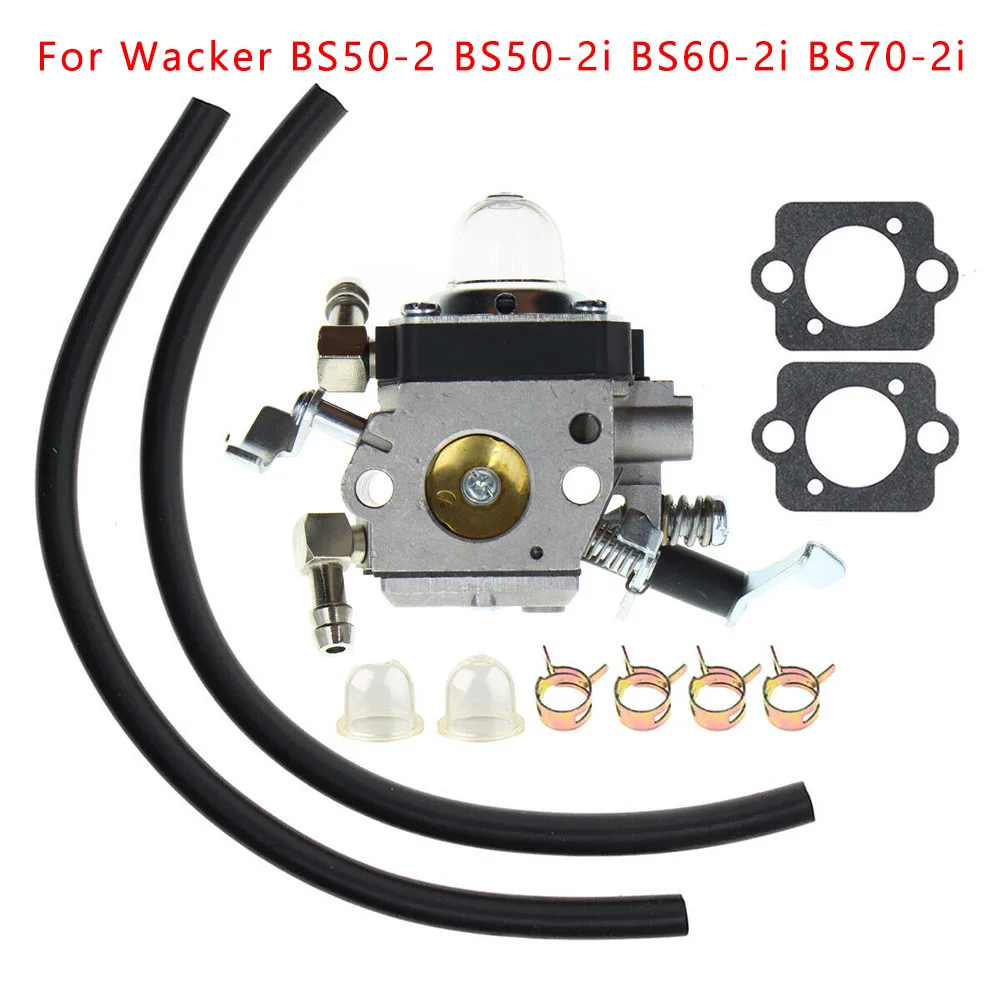 

11Pcs Carburetor Set For Wacker BS50-2 BS50-2i BS60-2i BS70-2i HDA 242 Carb Gasket Fuel Pipe Primer Bulb