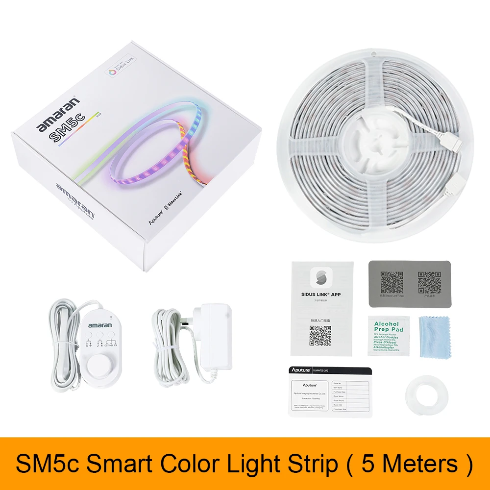amaran SM5c RGB Smart Pixel LED Strip Light 5 Meters