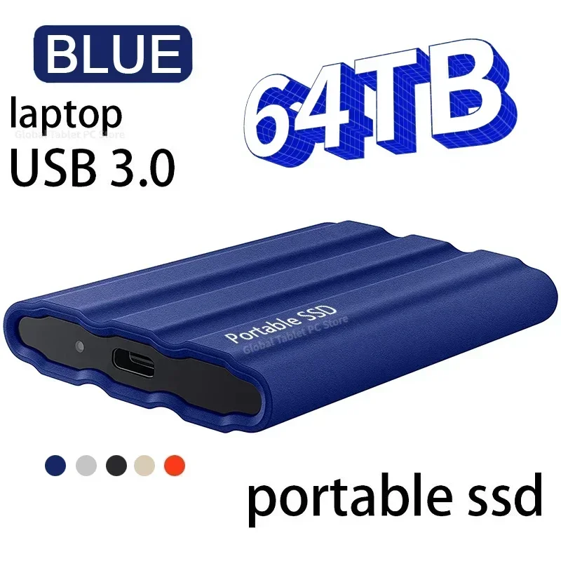 

Portable High-speed Mobile Solid State Drive 8TB 16TB 30TB SSD Drives External Data Storage Decives for Laptops Mobile-Phones