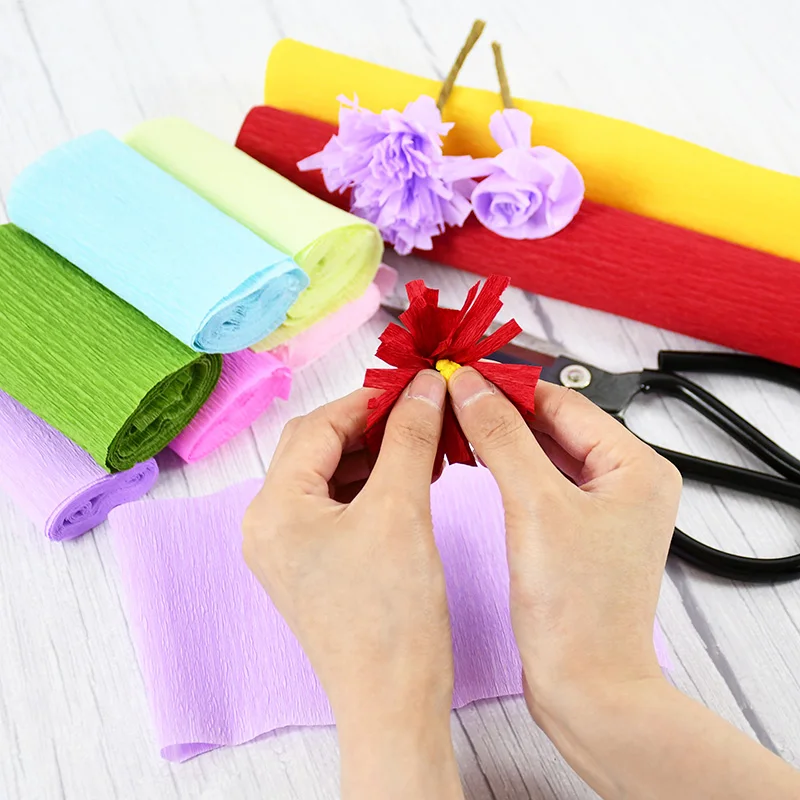 Floristry Crepe Paper Roll for Flower Making Crafts - 25x250cm