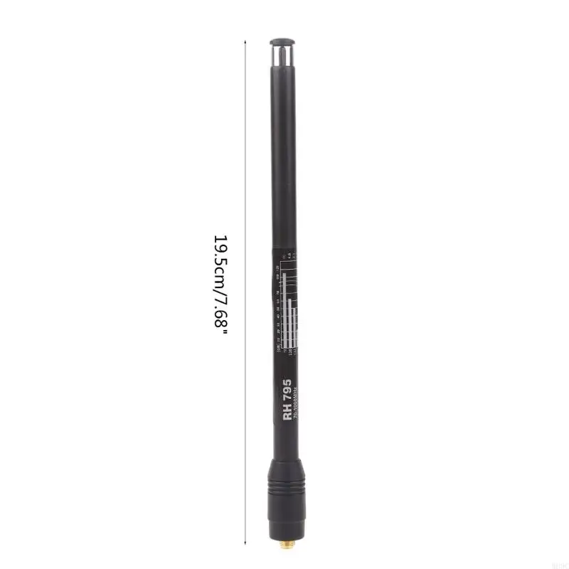 W89C SMAFemale Antenna, 70-1000MHz Handheld Radio Antenna Replacements for UV5R UV5RE BF888S Two Way Radio