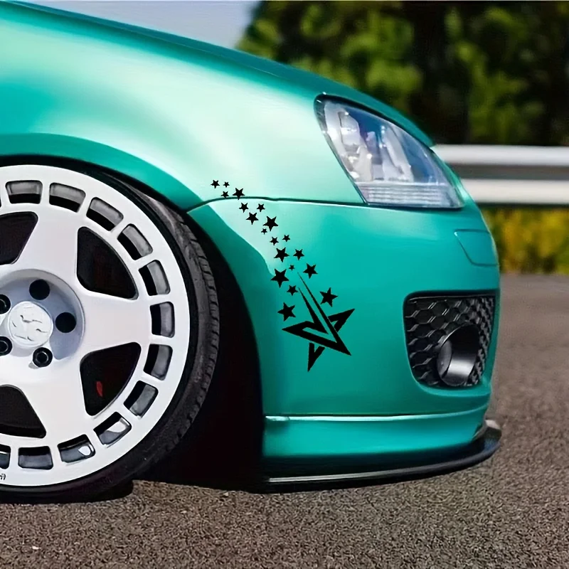 2 Stück Shooting Star Autoaufkleber, wasserfester Vinyl-Aufkleber für die Karosserie, in mehreren Farben erhältlich – Detail 7