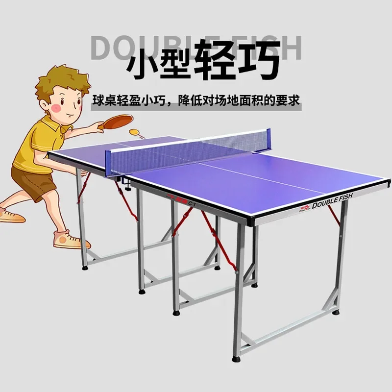 Custom Portable Foldable Table Tennis Set Private Label Pingpong Table for Children's E-Business