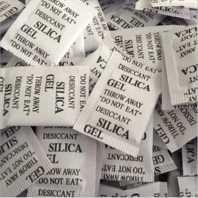 Transparent granular silica gel packet desiccant electronic moisture-proof agent for food and clothing 100g