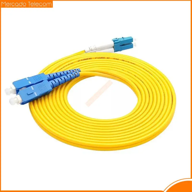 

10pcs/bag LC UPC to SC UPC 3M Single mode Duplex fiber optic patch cord LC-SC 3M 3.0mm FTTH fiber optic jumper cable