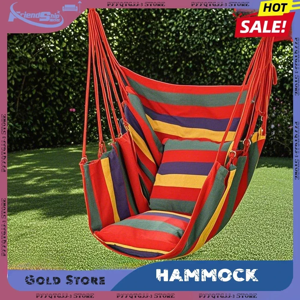 Canvas Portable Swing Chairs- Outdoor Hanging Hammock 3