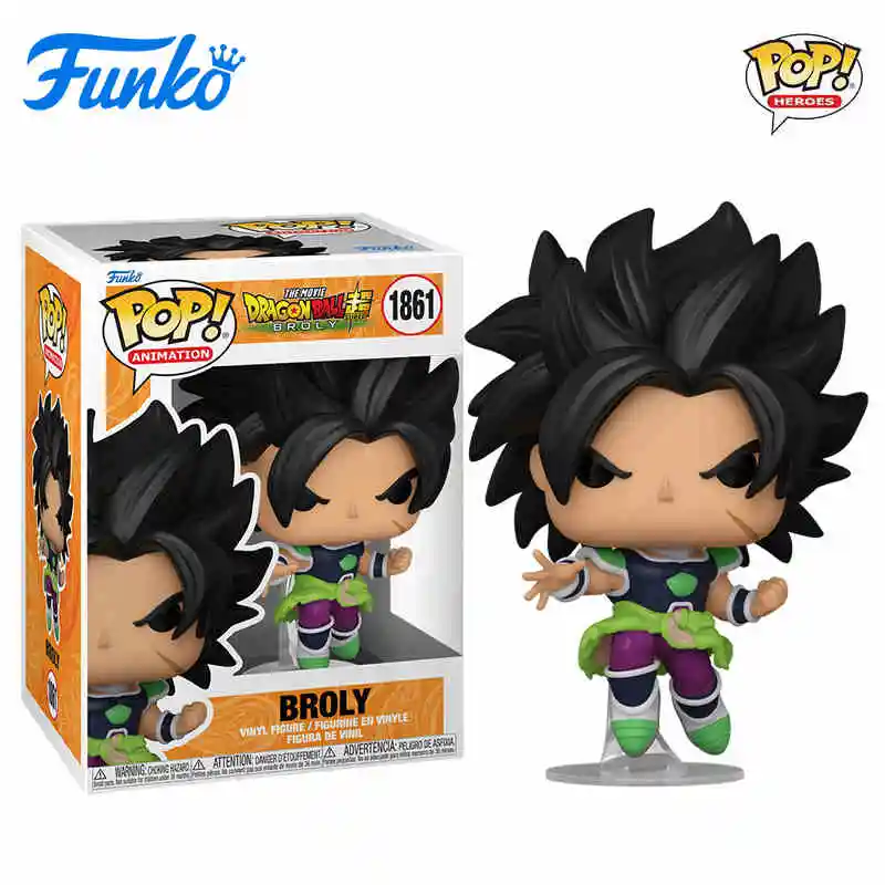 Figura de Dragon Ball Goku, modelo Funko Pop Broli Gogeta Vegeta