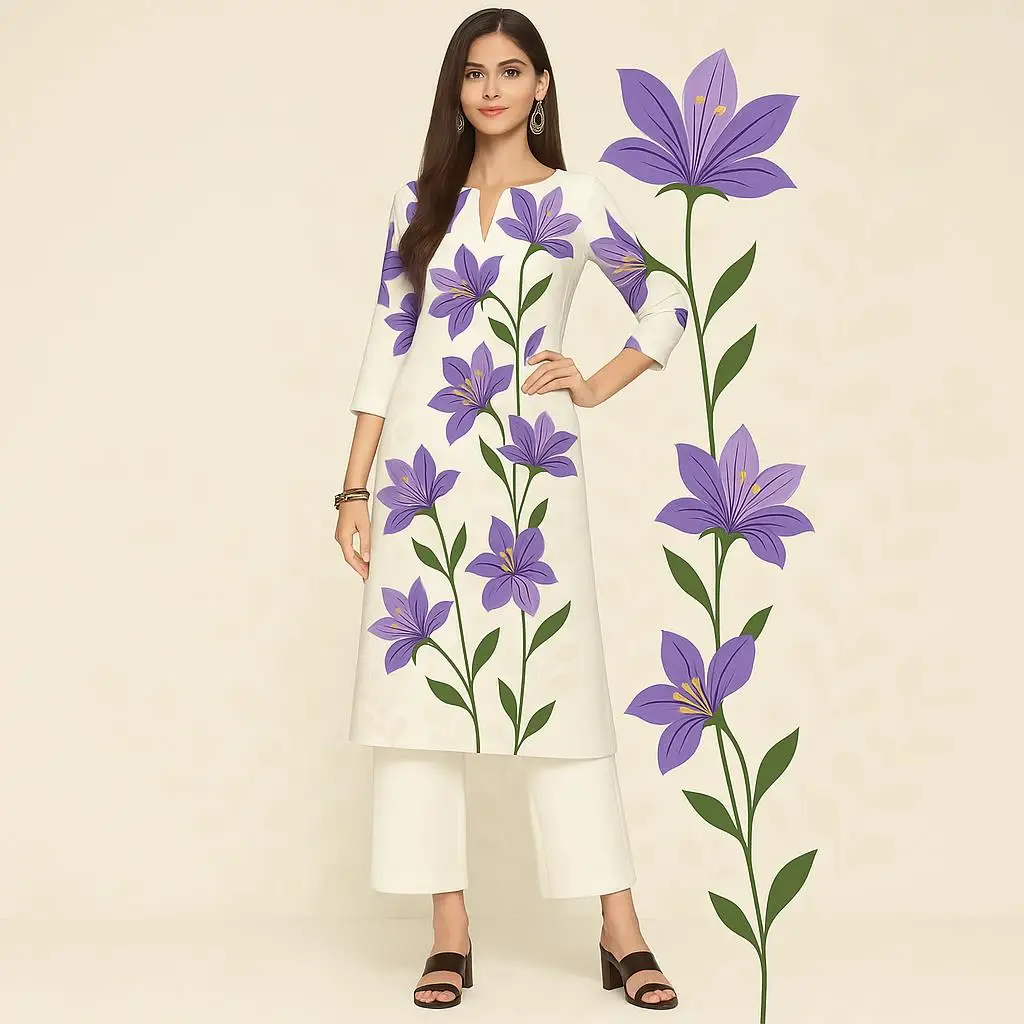 Muslim Women Casual Comfortable Kurt Dress Straight Tube Ethnic All Occasions Such As Birthday Wedding Aidilfitri Abaya