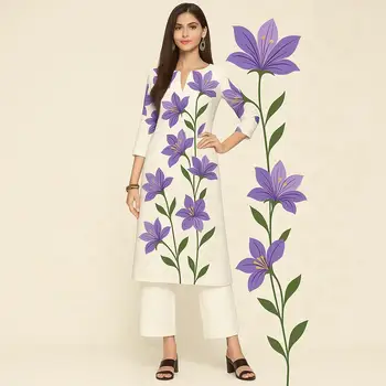 Muslim Women Casual Comfortable Kurt Dress Straight Tube Ethnic All Occasions Such As Birthday Wedding Aidilfitri Abaya