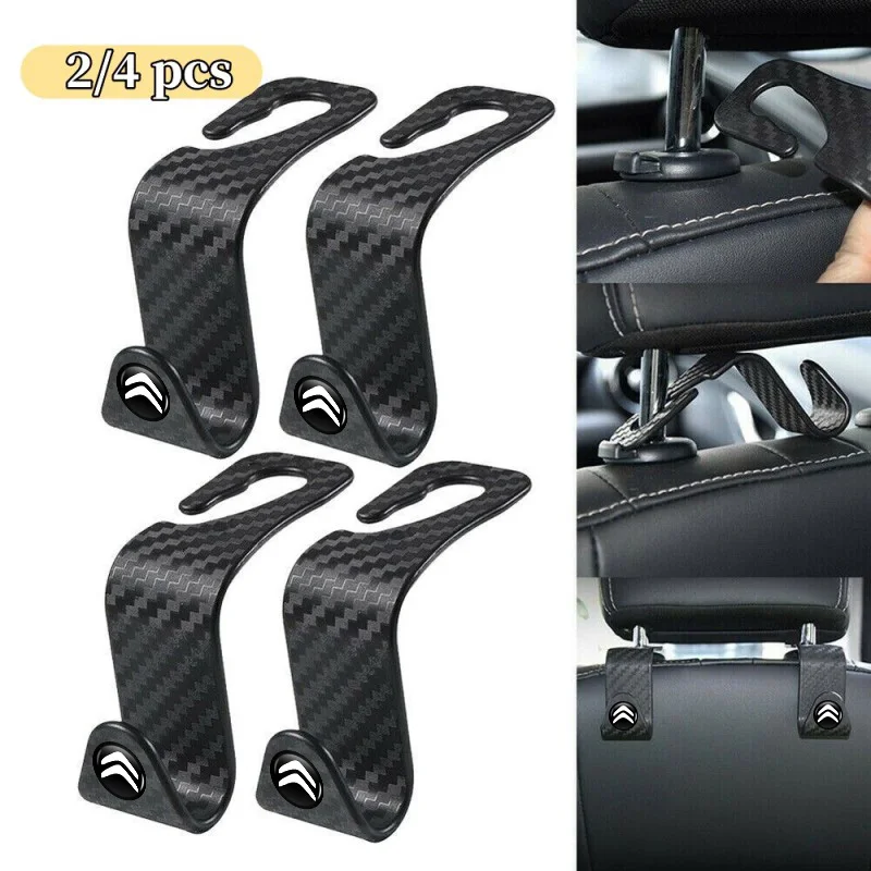 Per Citroen Seggiolino Auto Gancio Posteriore Gancio Poggiatesta Supporto Portaoggetti C4 C3 C5 C1 C2 C6 Vts C4L Ds3 Ds4 Ds5 Grand Berlingo