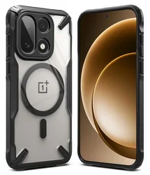 Ringke Fusion X Dual Layer Hybrid Protective Case with Clear Back & Soft TPU Frame (Magnetic for 15)
