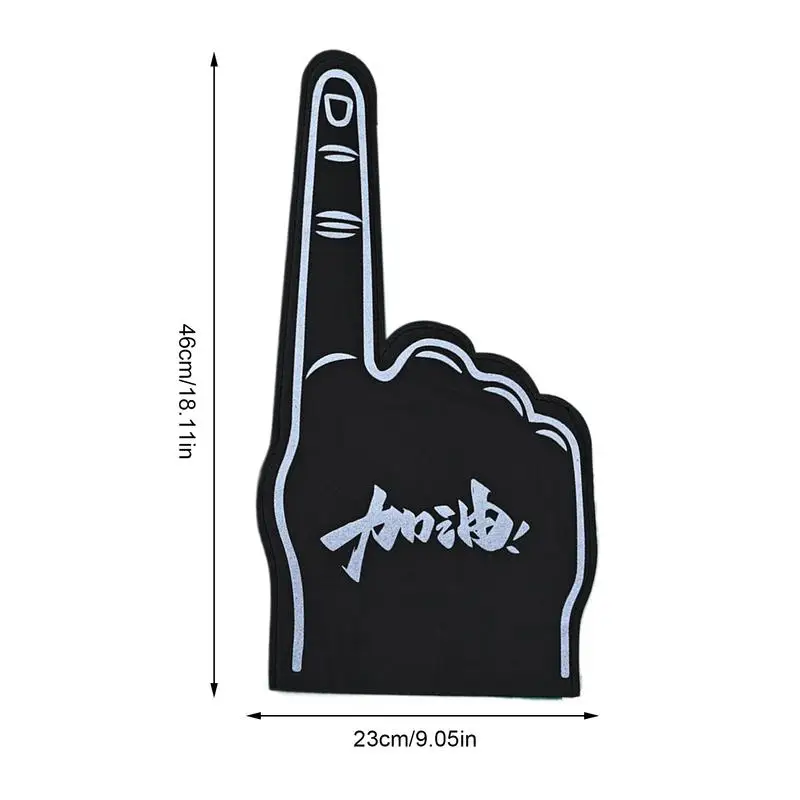 Foam Finger Large Foam Hand Sports Cheerleading Props Sports Favors Cheering Party Props Number 1 Giant Finger