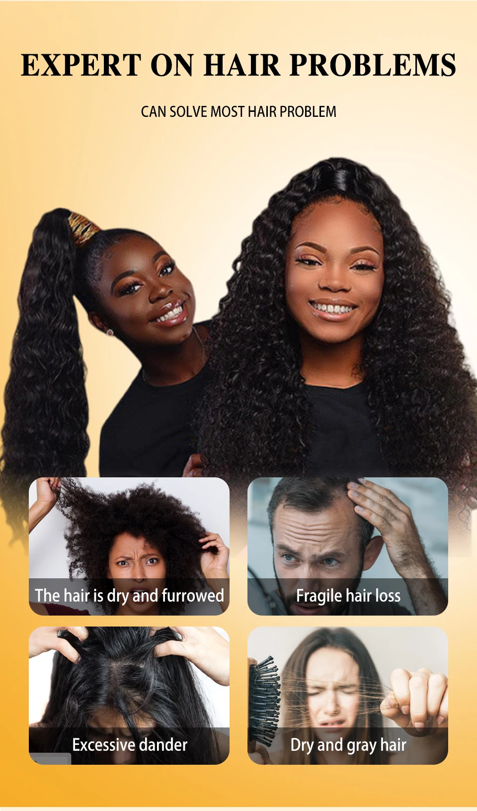 Description Picture 5 of item100% Pure Batana Oil For Hair Growth Serum Butter Hair Mask Anti Hair Loss Treatment Repair Damaged Hair Care Products Men Women