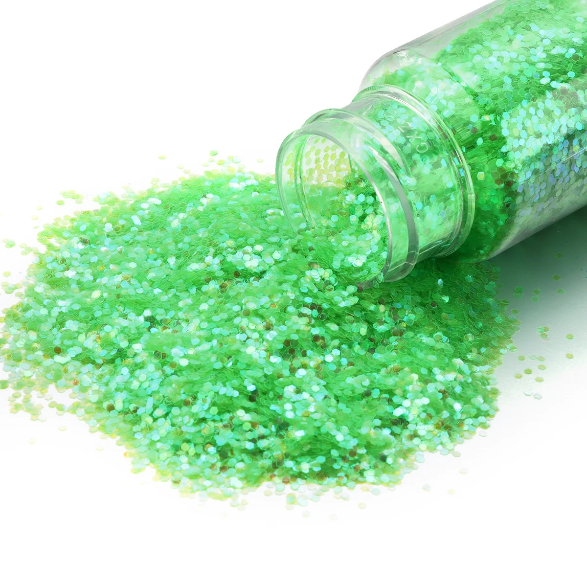 Sparkly Fine Glitter Powder for Arts and Crafts, Nail Art, and Cosmetic Use - Rainbow Colors