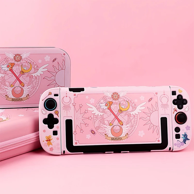 Nintendo Switch - ささき For Nintendo Switch 2 Protective Hard Case Kawaii Pink