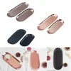 Nordic Style Candle Tray Oval Metal Tray for Home Decoration and Jewelry Stainless Steel Black/Bronze/Rose Gold 18cm/23cm 6