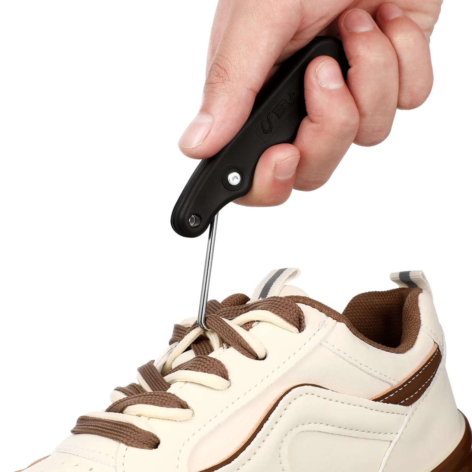 2 Pcs Portable Foldable Ice Skate Lace Tightener Tool Small Shoelace Puller For Hockey Team Sports Accessories Skateboarding