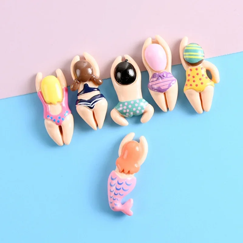 Creative DIY Swimming Boys Girls Sports Resin Shoe Charms For Slippers Summer Adult Sandals Shoes Accessories Unisex Gifts