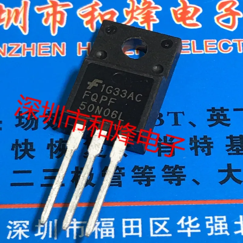 

5 шт.-10 шт. FQPF50N06L TO-220F 32,6a 60 в новый и оригинальный в наличии